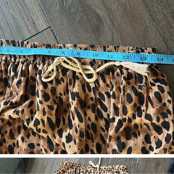 Spell & the Gypsy collective designs sapphire kerchief leopard maxi skirt RARE - Picture 6 of 7